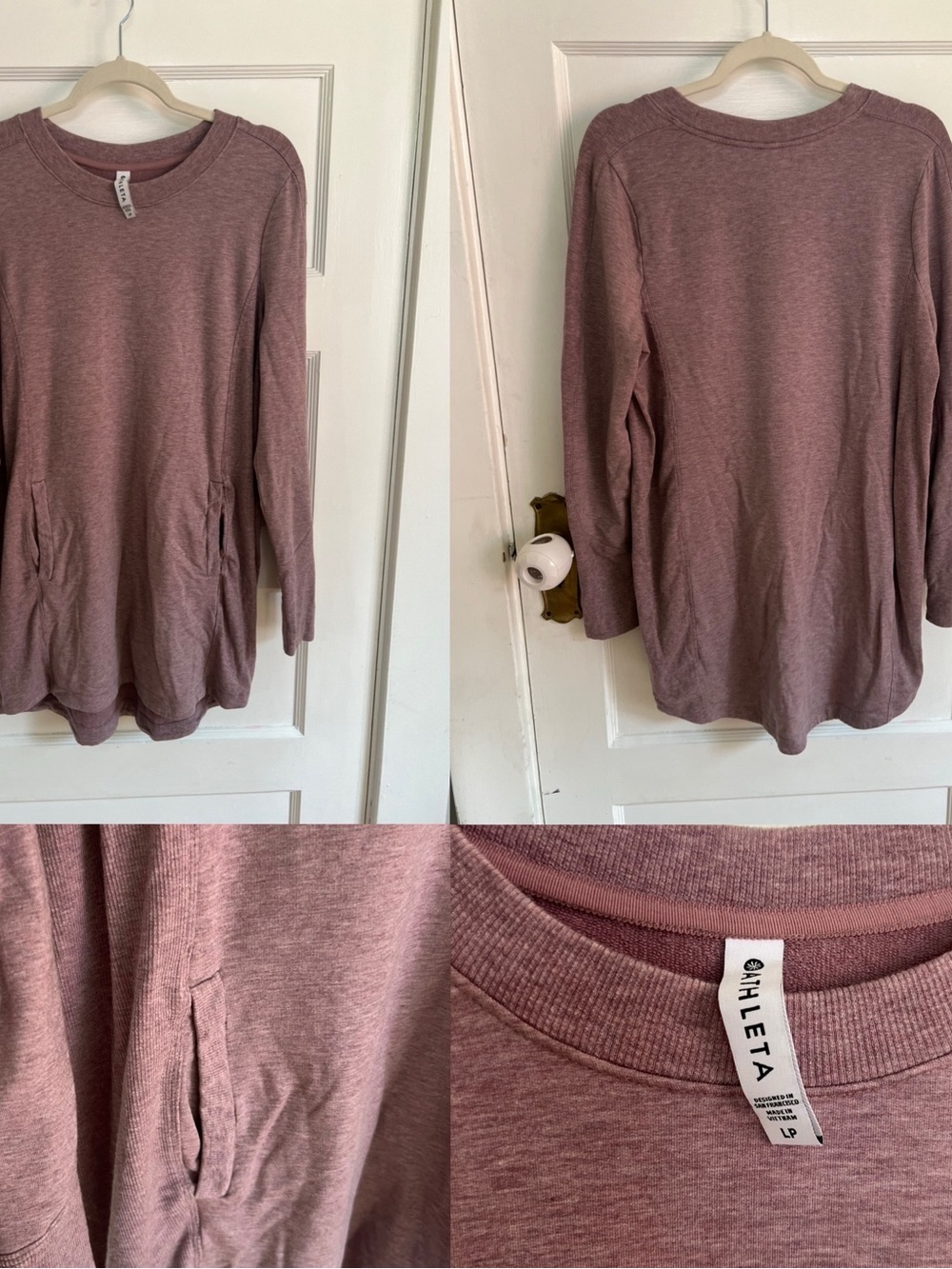 Bundle of Six Athleta Sweatshirt Dresses - Picture 8 of 16